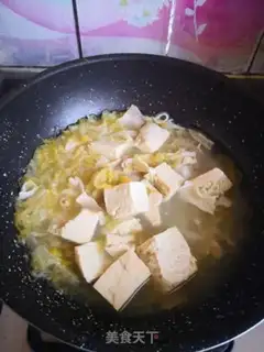 Make Sour sauce and tofu step 4