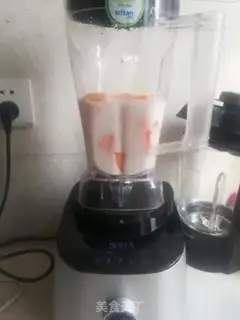 Make papaya pudding step 2