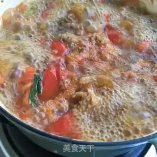 Make Tomato beef stew radish step 8