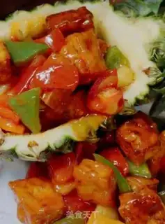 Make Pineapple tofu step 2