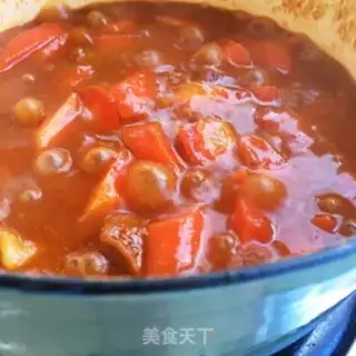 Make Tomato beef stew radish step 12