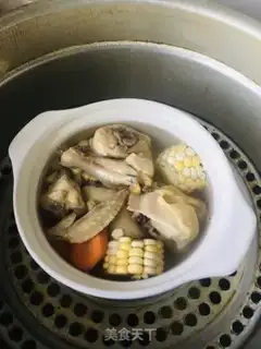 Make Corn carrot chicken casserole step 4