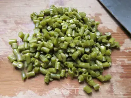 Make Sour beans, peanuts step 1