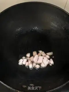 Make Orchid ham and egg fried rice step 1