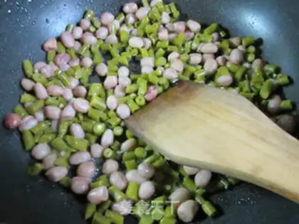 Make Sour beans, peanuts step 2