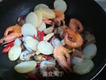 Make Hot dry pot step 7
