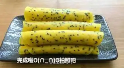 Make Sesame omelet step 9