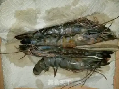 Make Black Tiger Shrimp makes noodle step 0