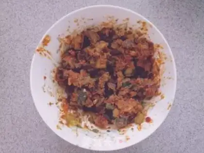 Make Splendid eggplant step 2