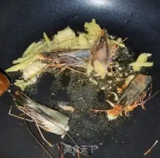 Make Black Tiger Shrimp makes noodle step 6