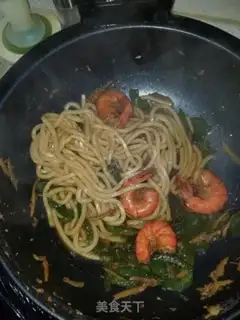 Make Black Tiger Shrimp makes noodle step 10