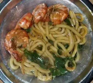 Make Black Tiger Shrimp makes noodle step 11