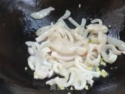 Make Squid pepper step 4