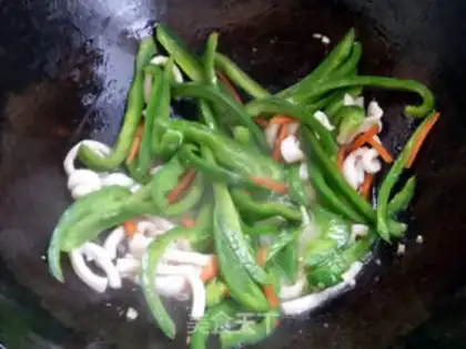 Make Squid pepper step 7