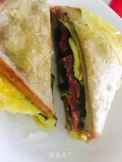 Make Toast sandwich step 1