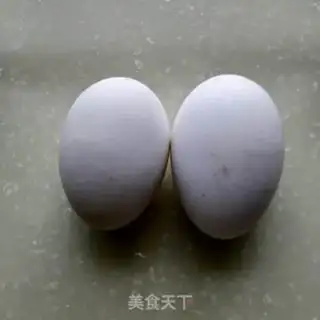 Make Goose eggs and powdered skin step 0