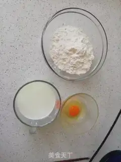 Make Honey egg pancakes step 0