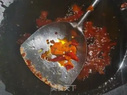 Make Spicy garter step 7