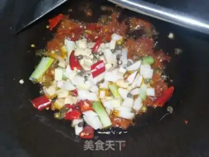 Make Spicy garter step 8