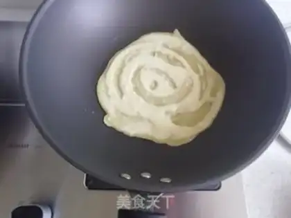 Make Honey egg pancakes step 3