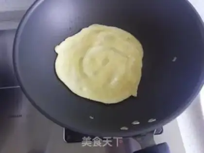Make Honey egg pancakes step 4