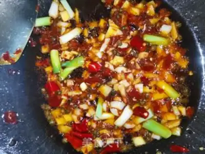 Make Spicy garter step 9