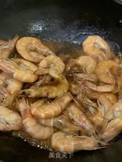 Make Red burning shrimp step 2
