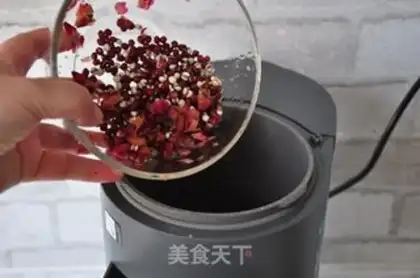 Make Red bean rice soy step 2
