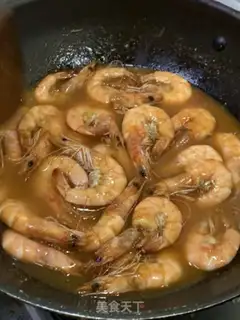 Make Red burning shrimp step 3