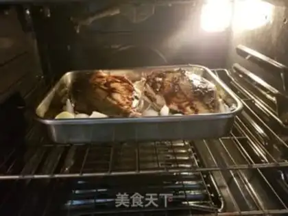 Make Pumpkin roasted fish step 9