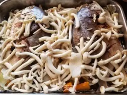 Make Pumpkin roasted fish step 14