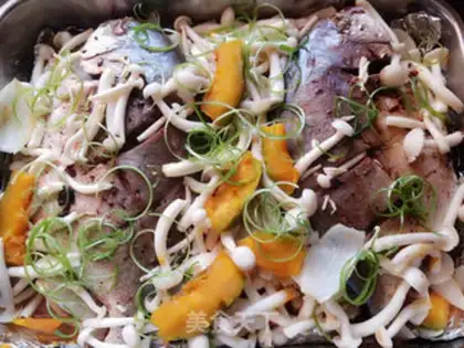 Make Pumpkin roasted fish step 15