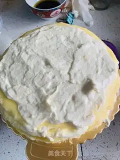 Make The durian cake step 5