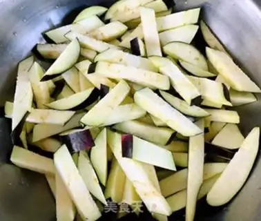 Make Soybeans and eggplant step 2