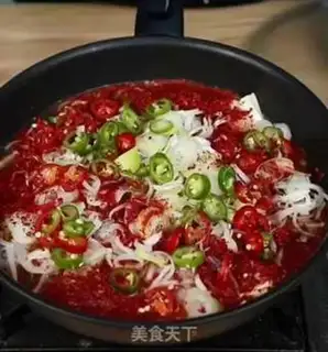 Make Spicy tofu step 1