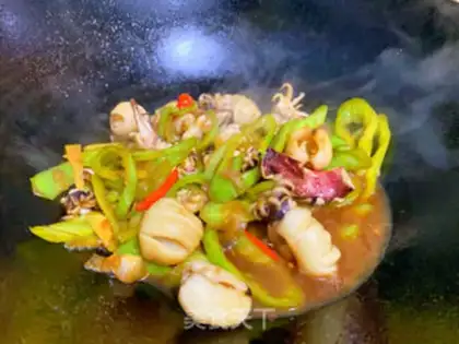 Make Scrambling fish step 3