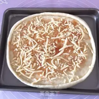 Make Orchid ham pizza step 6