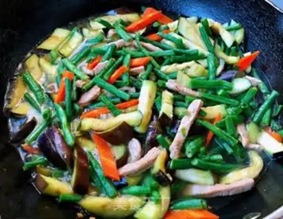 Make Soybeans and eggplant step 7