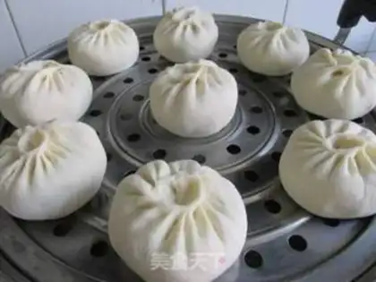 Make A flower bun step 9