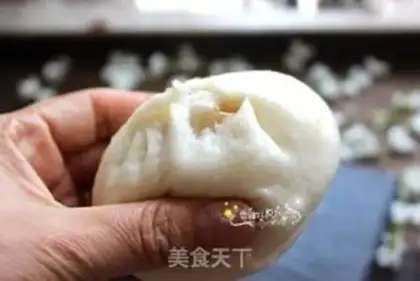 Make A flower bun step 11