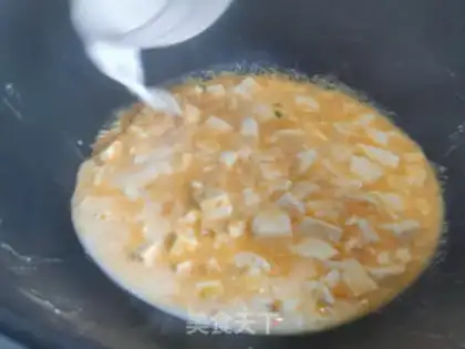 Make Salted egg sofa tofu step 5