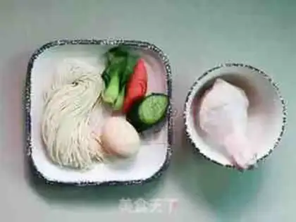 Make Sour chicken noodles step 0