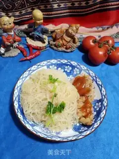 Make Piggy rice powder step 8