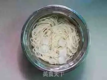 Make Sour chicken noodles step 4