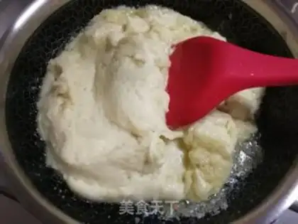 Make Green bean cake step 4