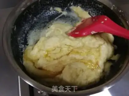 Make Green bean cake step 5