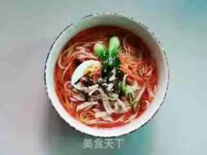 Make Sour chicken noodles step 7