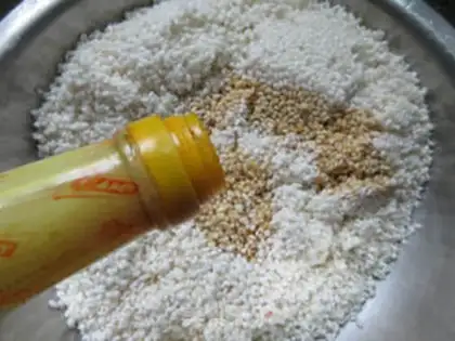 Make Salted egg yogurt dates and sausages step 3