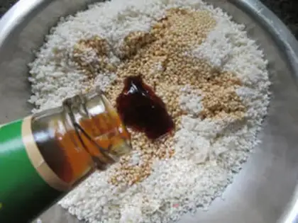 Make Salted egg yogurt dates and sausages step 4
