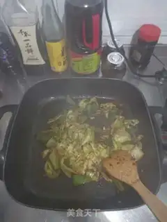 Make Cream pepper and cabbage step 4